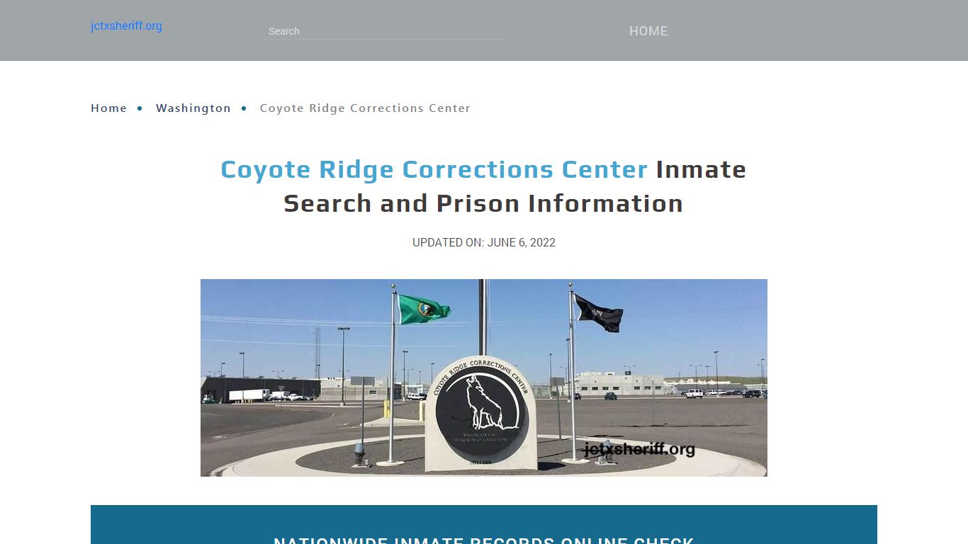 Coyote Ridge Corrections Center Inmate Search, Visitation, Phone no ...